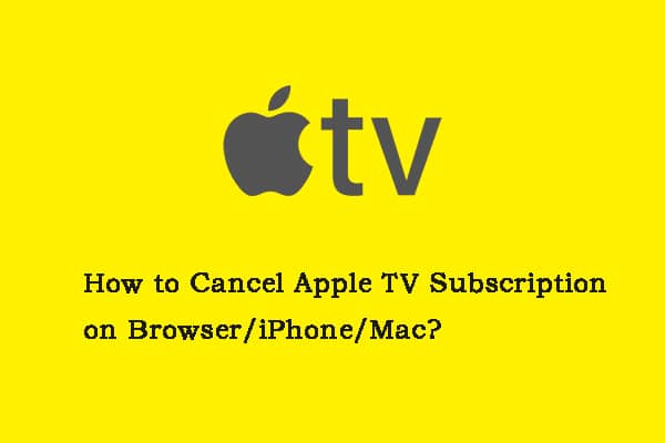 cancel Apple TV
